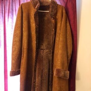 Cole Haan 100% Lamb Skin Coat